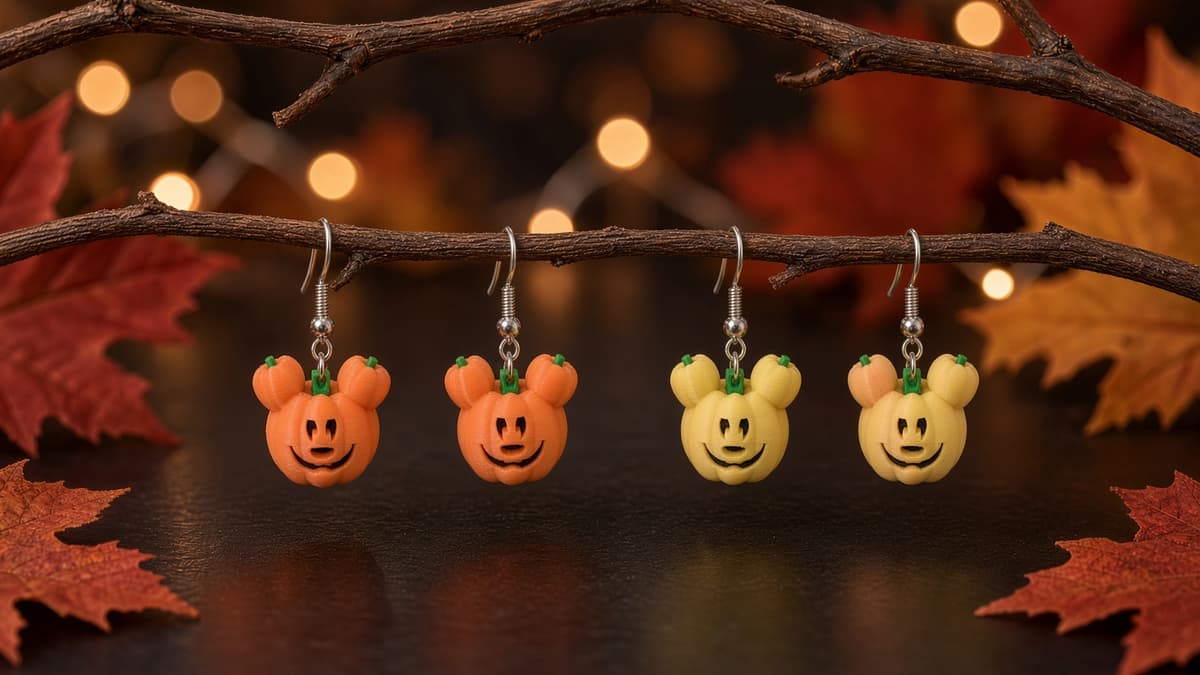 Glow in the Dark mouse pumpkins